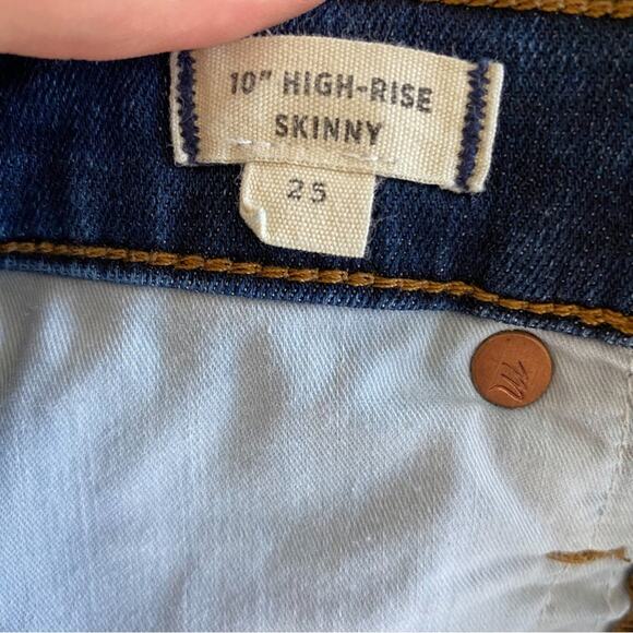 Madewell 10” High Rise Skinny Jeans - Picture 6 of 6